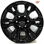 New Chevy Colorado Replica Gloss Black 18" Wheels Rims 14089 2023-2026 Only. Price: $1195.00.