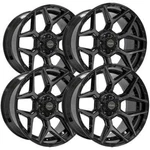 (set Of 4) 4PLAY GEN3 4P06 22X10 6X135/6X5.5" -18MM Black/tint Wheels Rims New. Price: $2616.00.