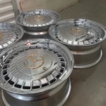Set 4 Chrome Plated Centra Mercedes 16 X 7" Rims Wheels W126 R107 Etc Remanufactured. Price: $4999.99.