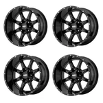 Set 4 16" Moto Metal MO970 16X8 6X135 6X5.5 Gloss Black With Milled Wheels 0MM New. Price: $980.00.
