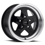 New 15X4 Vision 521H Nitro Black Machined Lip 5X120.65 5X4.75 ET-19 Wheel Rim. Price: $134.50.