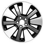 For Kia Soul 14-15 Alloy Factory Wheel 10 Alternating-spoke Black Machined Used. Price: $271.48.