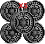 Black Rhino Armory Wheels Rims Fit Jeep Wrangler Gladiator 17X9.5 Set Of New. Price: $1935.00.