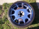 Lowenhart Mercedes Benz CL63 S63 ML63 Audi Q7 Oem 20"CHROME Wheel/rim+tire 73325 Used. Price: $169.99.