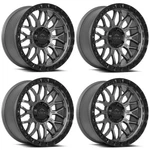 Set 4 17" Lock Offroad Combat Matte Grey Black Ring 17X9 Wheels 5X5 1MM New. Price: $1152.00.