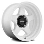 Kmc KM728 Lobo Wheels 17X8.5 (-10, 6X139.7, 106.1) White Rims Set Of 4 New. Price: $1480.00.