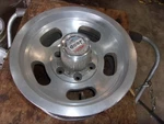 #2 Jeep Amc Fsj 15X7 Wheel J10 Wagoneer 15" Aluminum Slot Rim Center Cap 6 Lug Used. Price: $150.00.