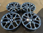 (4) 100% Genuine Gm Snowflake Wheels Chevy Tahoe Silverado 22" Chrome 22X9 5668 Used. Price: $1670.00.