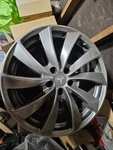 Fits Tesla 2012-2020 Model S/x Turbine 19" Graphite With Center, Lugs And Tpms Used. Price: $175.00.