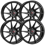(4) Revolution Racing R31 17X7.5 5X4.5" +40MM Satin Black Wheels Rims 17" Inch New. Price: $748.96.