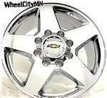20" Chrome 5503 Chevy Silverado 2500 3500 Oe Replica Wheels Fits 1988 2010 8X6.5 New. Price: $1599.99.