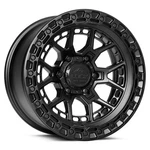 17X9 Lock Commando Matte Black With Ring Wheels 6X5.5 (0MM) Set Of 4 New. Price: $1152.00.