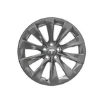 19" Tesla Model Wheel Rim Factory Oem 97755 2015-2020 Grey Remanufactured. Price: $395.00.