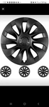 Klutchtech Tesla Model Y Hubcaps - 20 Inch Tornado Wheel Covers Replacement New. Price: $100.00.