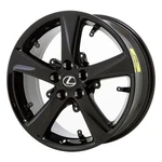 18" Lexus GS450H Wheel Rim Factory Oem 74228 2010-2017 Gloss Black Remanufactured. Price: $395.00.