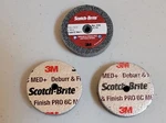(3) 3M Scotch-brite Deburr Finish Pro Unitized Wheel X 1/2 1/4 6C Medium New. Price: $11.95.