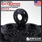 15 Thick Hub Centric Wheel Spacer 5X130 Cb 71.5MM 14X1.5 Fit Porsche Audi New. Price: $98.50.
