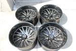 Set Of Tuff Wheels 26X14 6X5.5 -72MM Gloss Black/milled 2212T2A-56140B12L Used. Price: $1614.05.