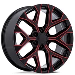 20X9 Performance Replicas Wheels PR177 Gloss Black Red Milled Rims (1PC) New. Price: $308.00.
