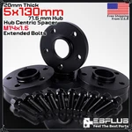 4PC 20 Thick Hub Centric Wheel Spacer 5X130 Cb 71.5MM 14X1.5 Fit Porsche Audi New. Price: $114.99.