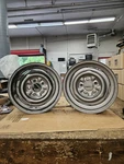 Original Gm 1963 Chevy Corvette 15X5.5 Steel Wheels 5X4.75 Lug One Pair Pitting Used. Price: $300.00.