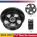 17"X7" Wheel Rim Aluminum 52910AACN0 For 2024-2025 Hyundai Elantra New. Price: $139.00.
