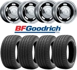 Staggered Rally Wheels Rims Tires Bfgoodrich Radial 255 235 60 15X8 15X7 New. Price: $1495.00.