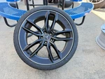 1X 2022 Mercedes E450 E43 E53 E63 20" Oem Front Amg Wheel Tire - Rim Has Crack Used. Price: $550.00.