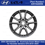 Oem 52910G9200 19" Aluminum Front Wheel Assy For Hyundai Genesis G70 2019-2024 New. Price: $503.50.
