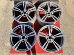 Original Bmw F12 M5 M6 Genuine Double Spoke 343M 20" Forged Wheels Rims Set Used. Price: $2995.00.