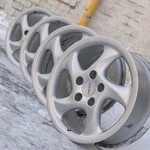 Porsche 911 993 Turbo ET40 Widebody 18" Inch Rim Hollow Spoke Genuine Wheel Set Used. Price: $7938.81.