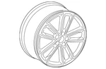 Genuine Audi Wheel Alloy 8W0-601-025-CB New. Price: $1017.22.