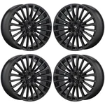 22X9.5 22X10.5 Bmw X7 M50I Black Chrome Wheels Rims 86537 86542 Exchange New. Price: $1045.00.