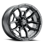 17X9 Ultra 125BK Warmonger Gloss Black Wheels 5X5 (-12MM) Set Of 4 New. Price: $1241.56.