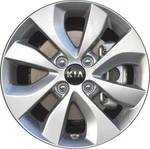 15" Kia Rio Wheel Rim Factory Oem 74726 2016-2017 Silver Remanufactured. Price: $295.00.
