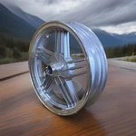 "universal Parts 12"" Front Rim, 15 Spoke" New. Price: $75.00.