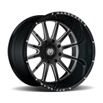 22X12 Black & Milled Hardcore HC13 Hector 8X170 Off Road Rims WHEELS24 Inch 14 New. Price: $1956.00.