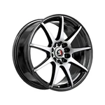 SPEC-1 SP-67 Gloss Black & Machined 17X7 4X100/4X114.3 73.1 Hub 42 Offset Used. Price: $145.91.