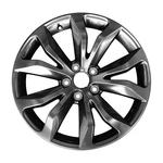 18X7.5 Painted Black Smoked Hypersilver Wheel Fits 2015-2017 Lexus NX200T Remanufactured. Price: $270.96.