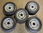 Mg Td, Tf Wheels (rims & Tires) (set Of 5) Used. Price: $575.00.