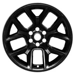 Refurbished Painted Black Aluminum Wheel 20 X 9 Remanufactured. Price: $299.64.