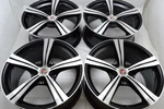 New Ddr R15 18X8 5X114.3 38MM Offset Black Polished 18" Rims Wheels. Price: $859.00.