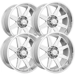 (set 4) Hardrock Off-road H906 24X12 8X180 -51MM Polished Wheels Rims New. Price: $3692.00.