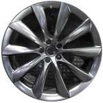 (ships Today) Wheel Rim Tesla X 22 2016-2021 108936600C Rear Black Oe 97845 Remanufactured. Price: $364.00.