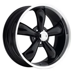 Vision 142 Legend 17X7 5X120.65 Offset Gloss Black Machined Lip (qty 1) New. Price: $200.66.