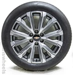 Chevy Silverado Suburban Tahoe 22" Charcoal Mach Factory Oem Wheels Tires R4H New. Price: $2595.00.