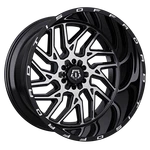 Tis Wheels 544MB 22X12 -44 Gloss Black Machined Face 6X135 6X139.7 (qty 1) New. Price: $558.00.