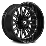 Gear Off Road 764BM Wheels 20X12 (-44, 8X170, 125.2) Black Rims Set New. Price: $1517.76.