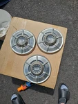 3 Vintage 1964-1966 Ford Falcon Steel WHEEL9 1/2" Dog Dish Hubcap Cover Used. Price: $59.99.