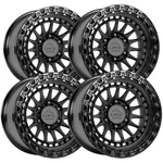 (set 4) Lock Off-road Mojave 20X9 6X135 +0MM Double Black Wheels Rims New. Price: $1548.00.